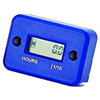 Nine Rong NR-HM006- medidor de Horas inductivo Impermeable para Motos- Motocross- Motos de Nieve- Motocross- Azul